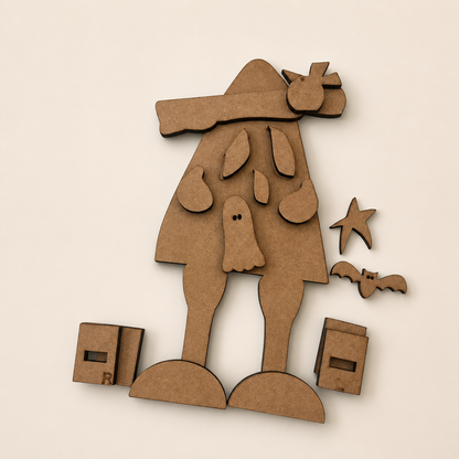 Wonky Triangle Pumpkin Character DIY Kit #299