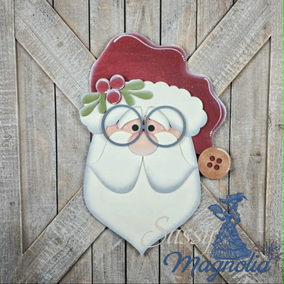 Santa With Glasses Door Hanger DIY Kit #200
